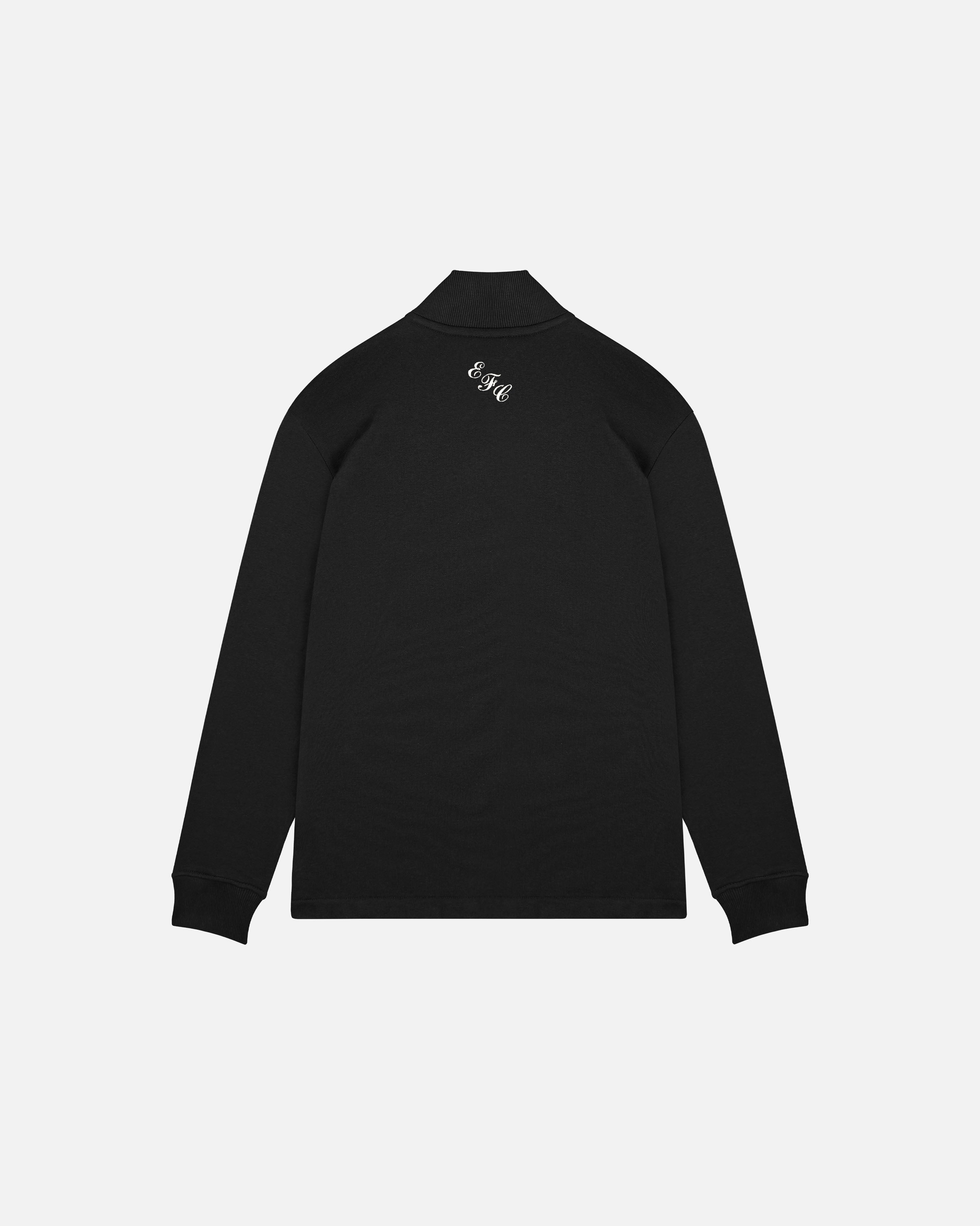AOF x Everton Quarter Zip Sweat | Black Top | Art of Football