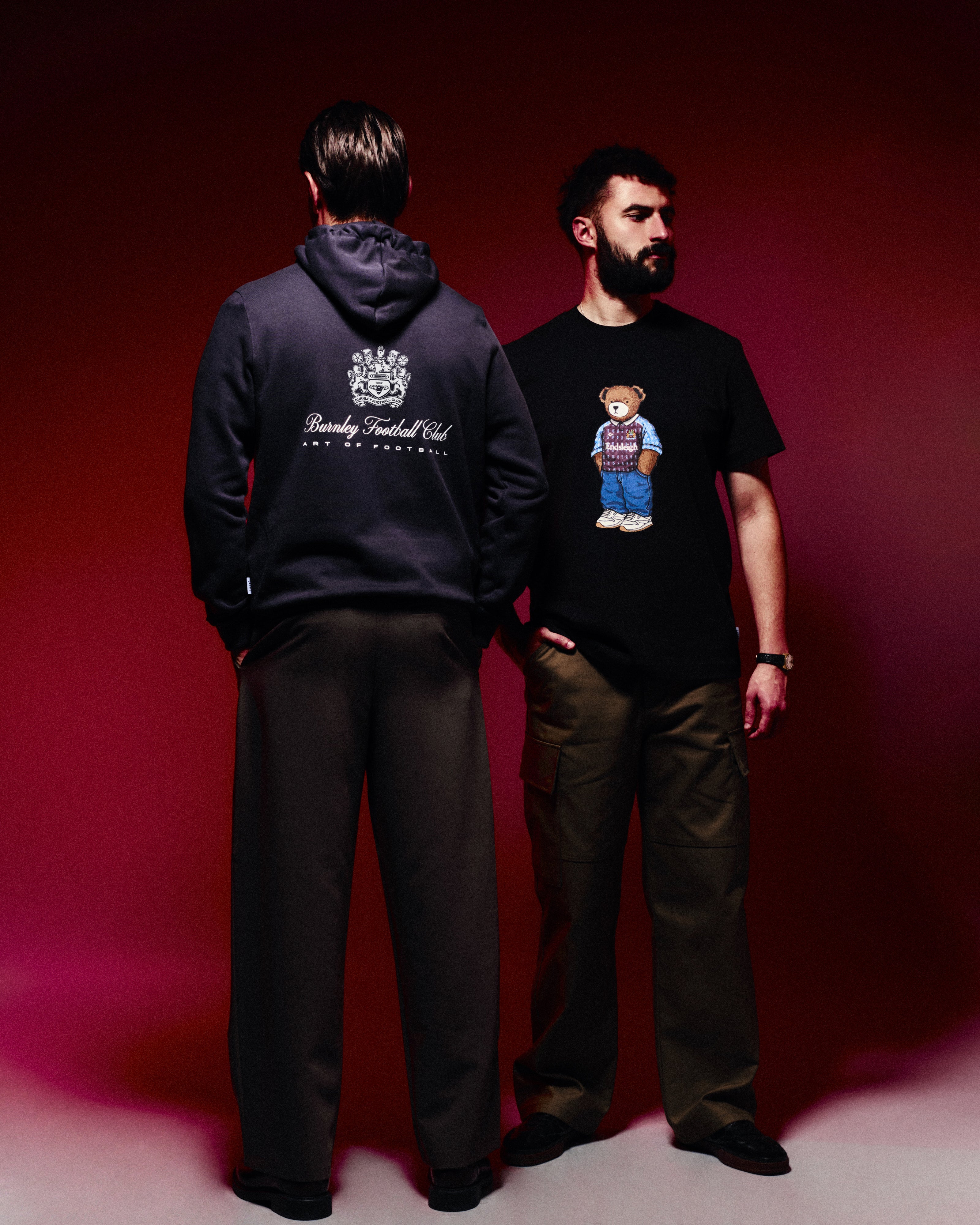 ART OF x Burnley Heritage Hoodie | Navy Printed Football Sweat