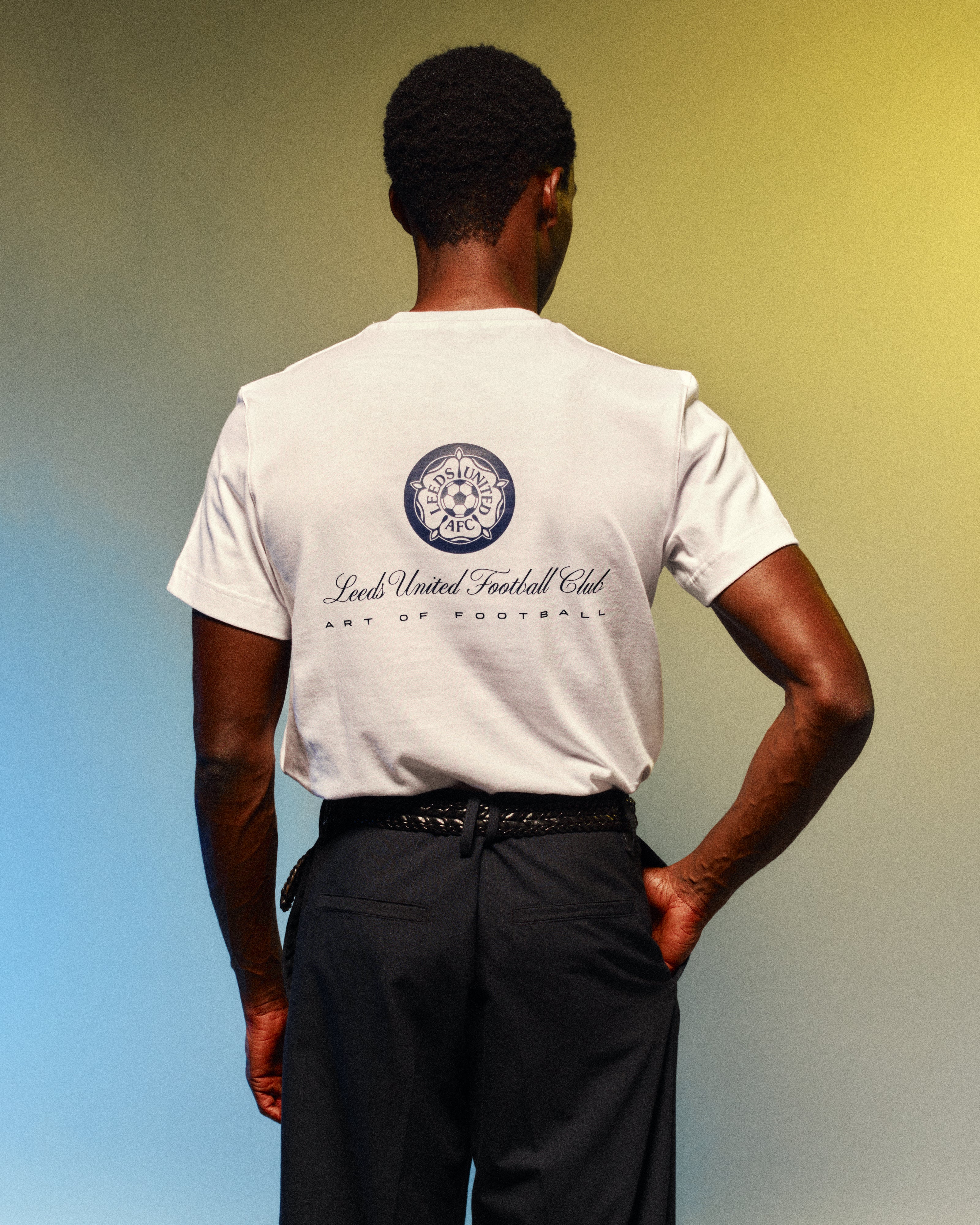 ART OF x Leeds Heritage Tee | White Graphic Football T-shirt