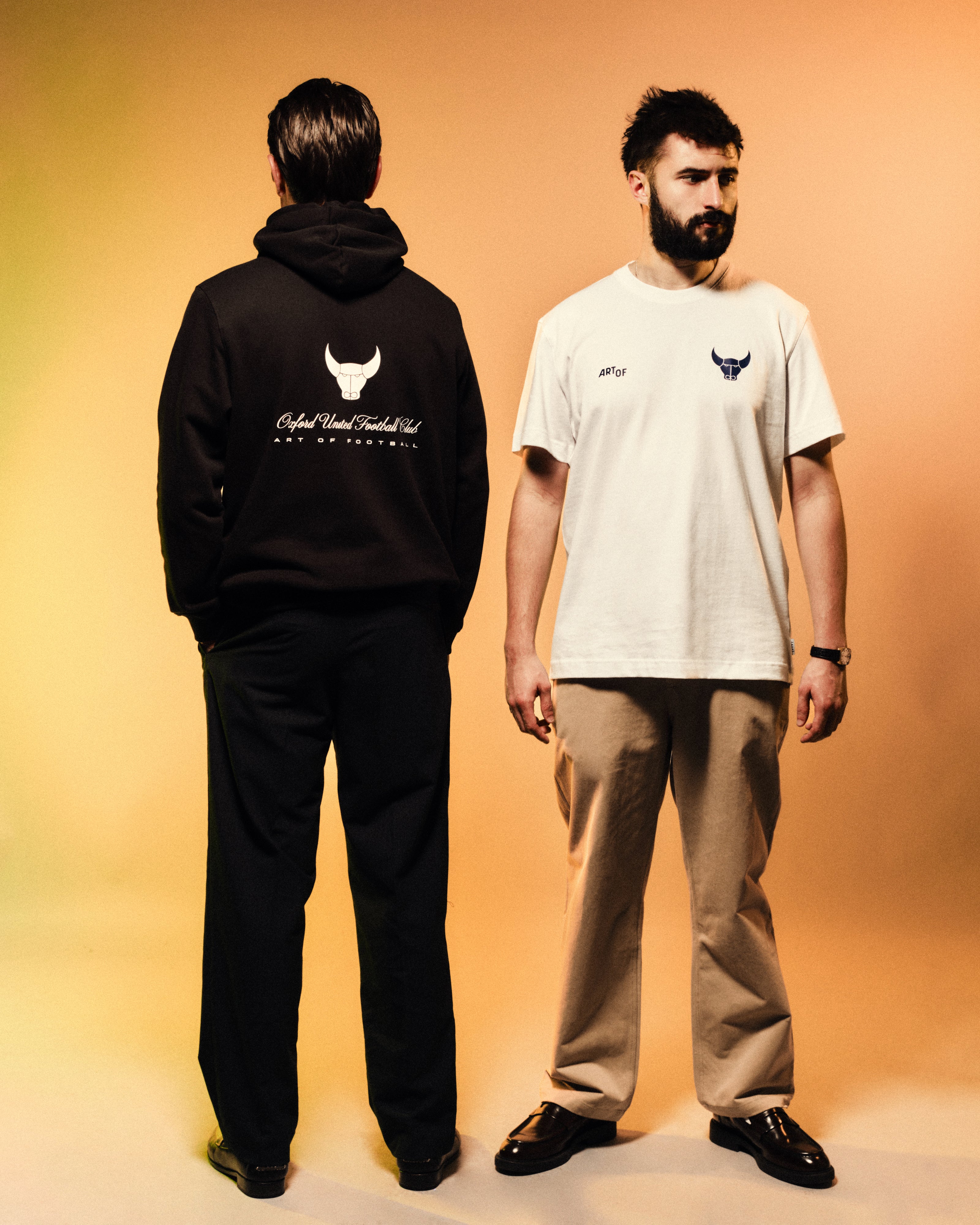 ART OF x Oxford Heritage Tee | OUFC White Graphic Football T-shirt