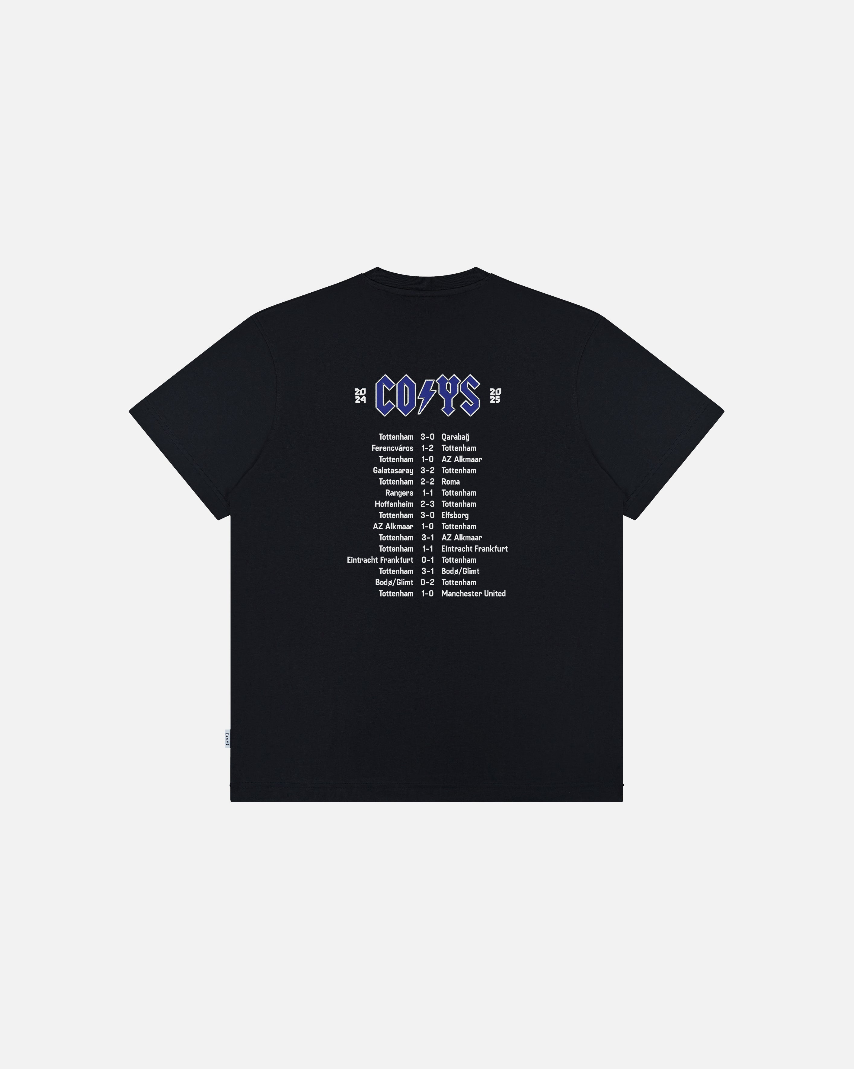 ART OF Football x Spurs COYS European Tour 24-25 | AOF Black T-shirt