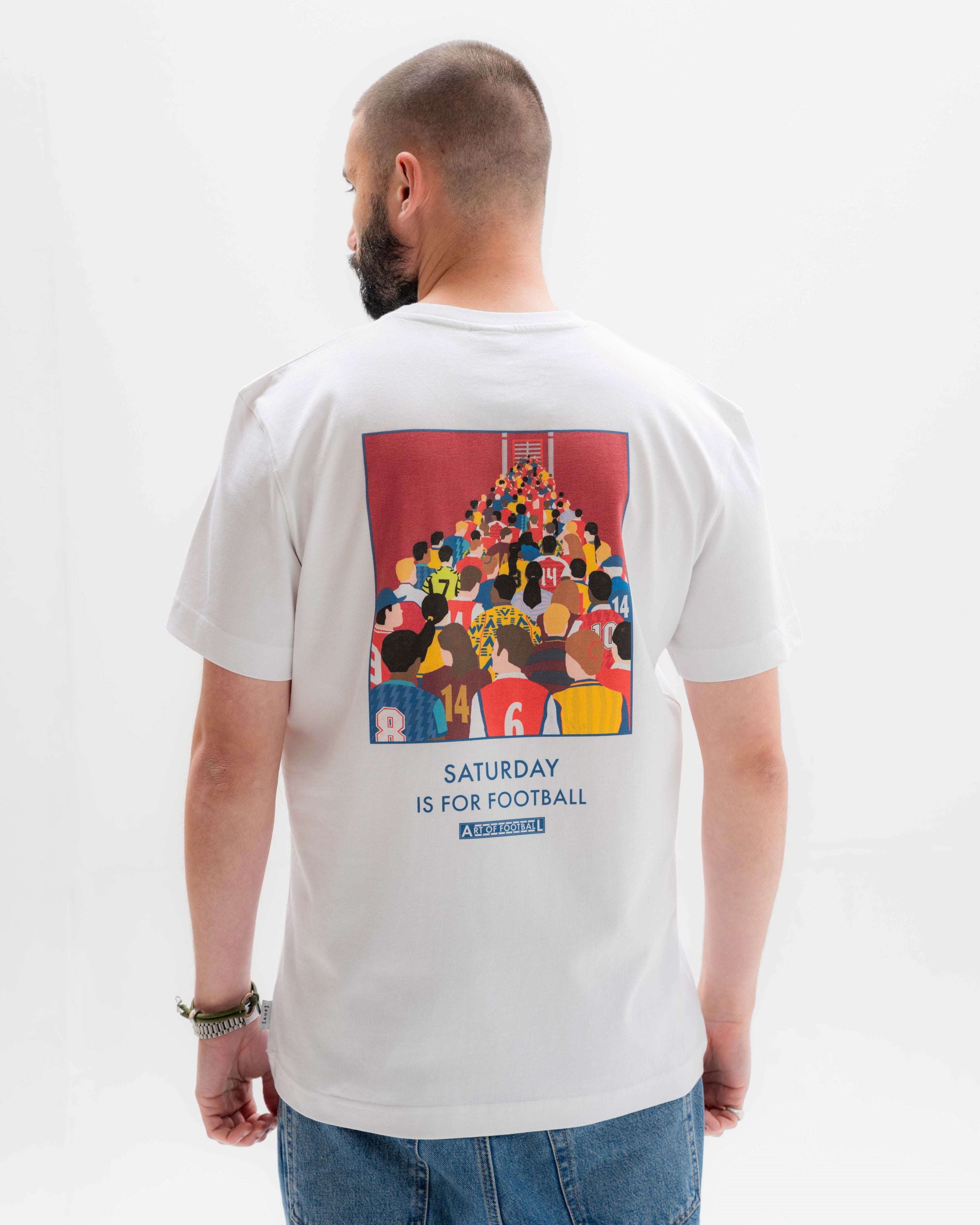 ART OF Football Saturday Is For Football Tee | AOF AFC White T-shirt