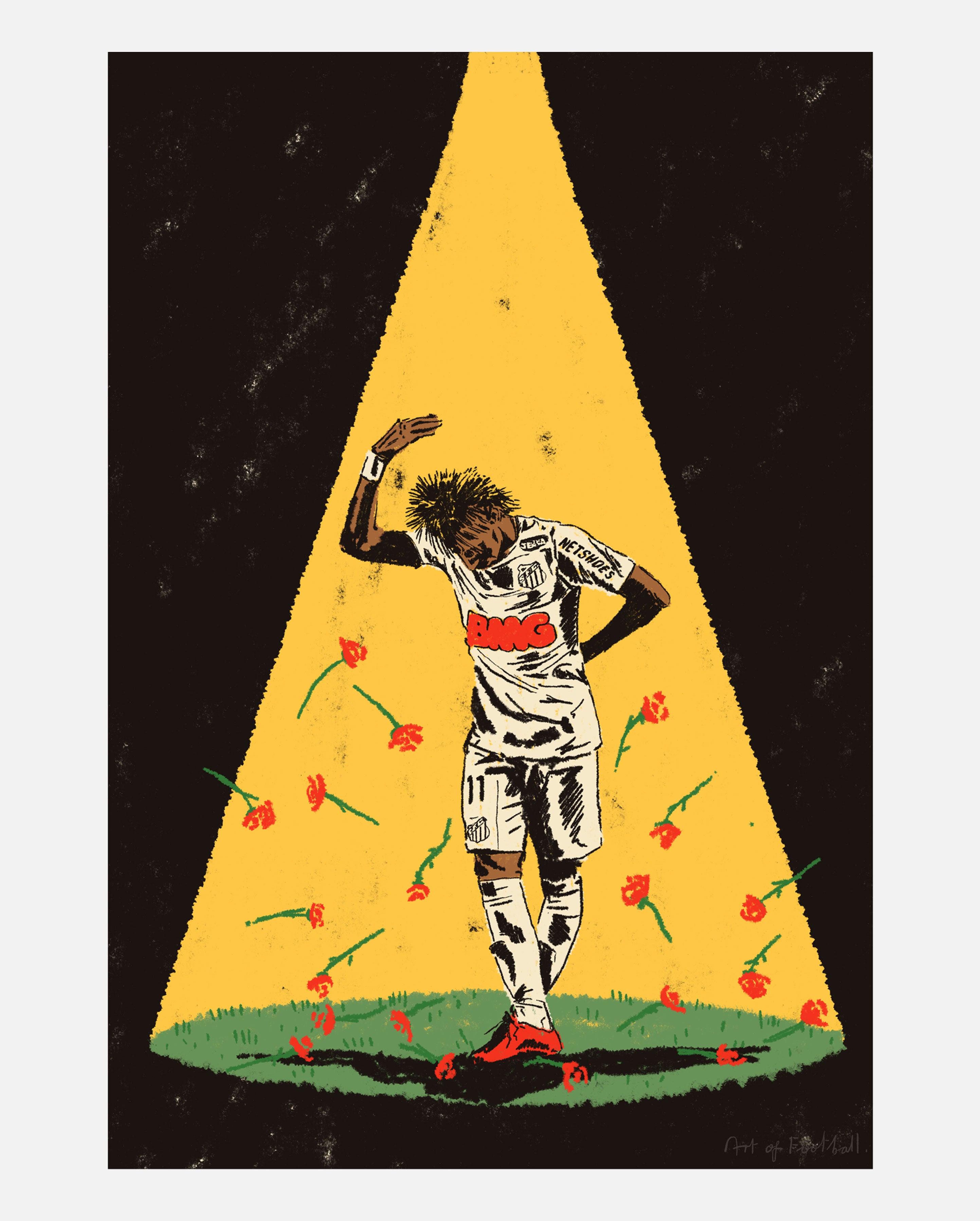 ART OF Last Dance Framed Print | Brazil Football Wall Art