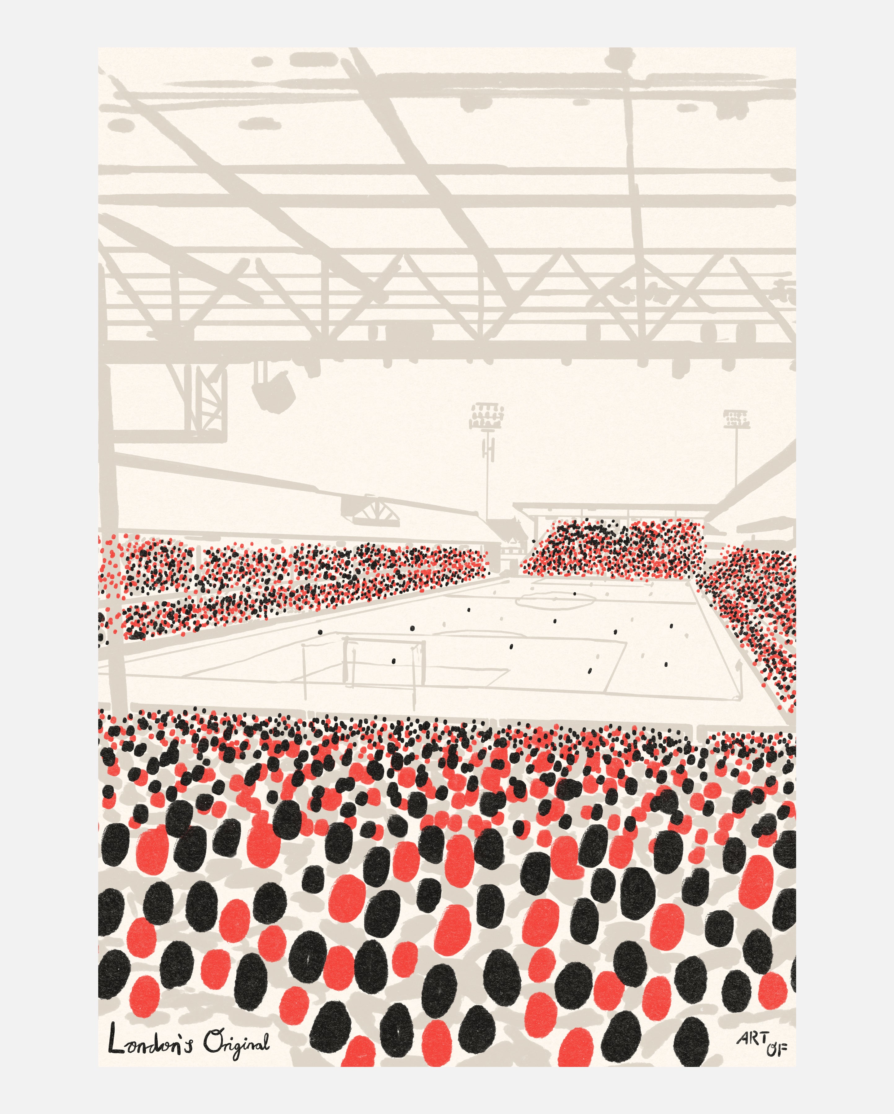 ART OF x Fulham Twelfth Man Framed Print | Football Wall Art