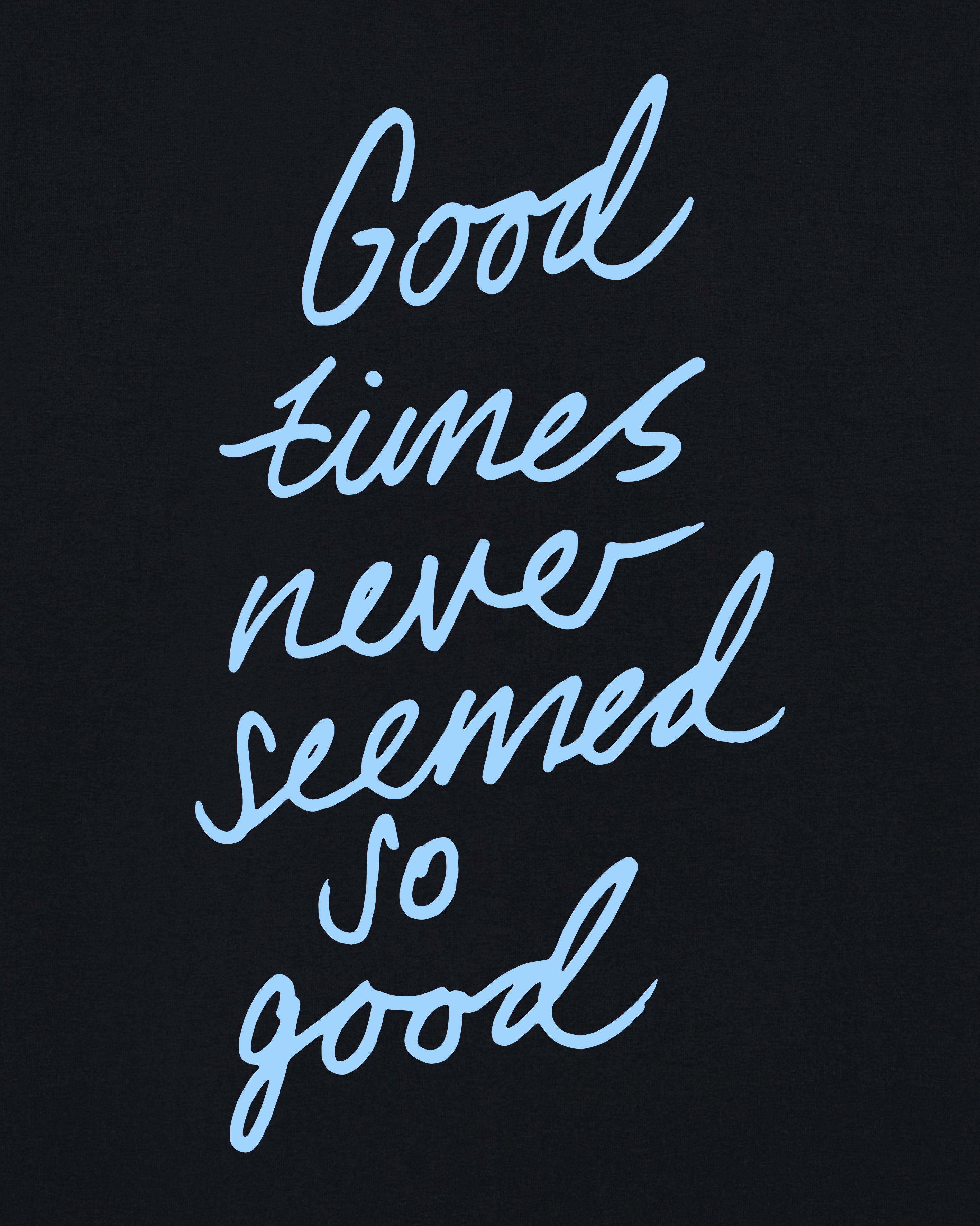 AOF Good Times Tee | Black Graphic T-shirt | Art of Football