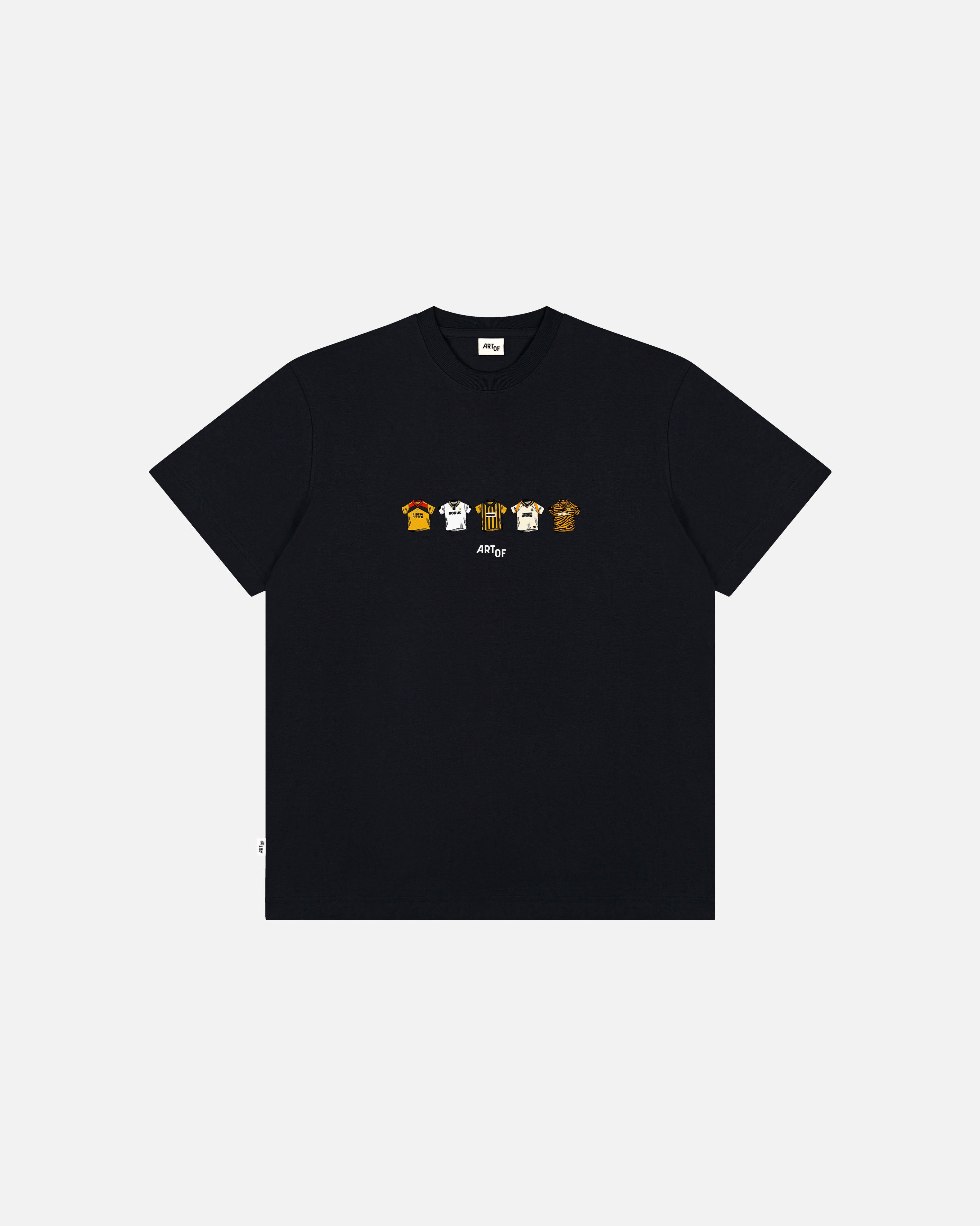 ART OF Hull Printed Classics Tee | Black Graphic Football T-shirt