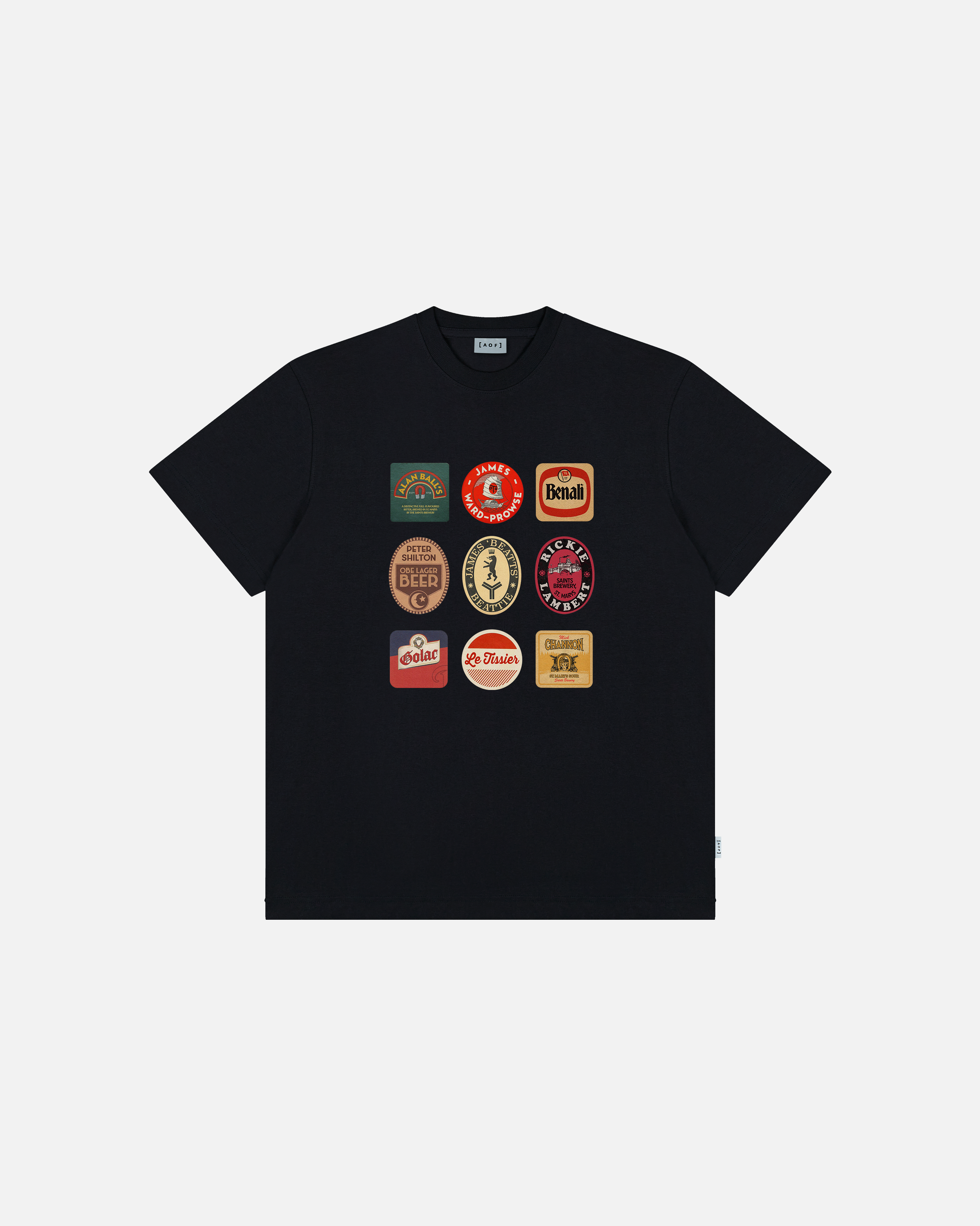 ART OF Football x Southampton Saints Brewery Tee | AOF Black T-shirt