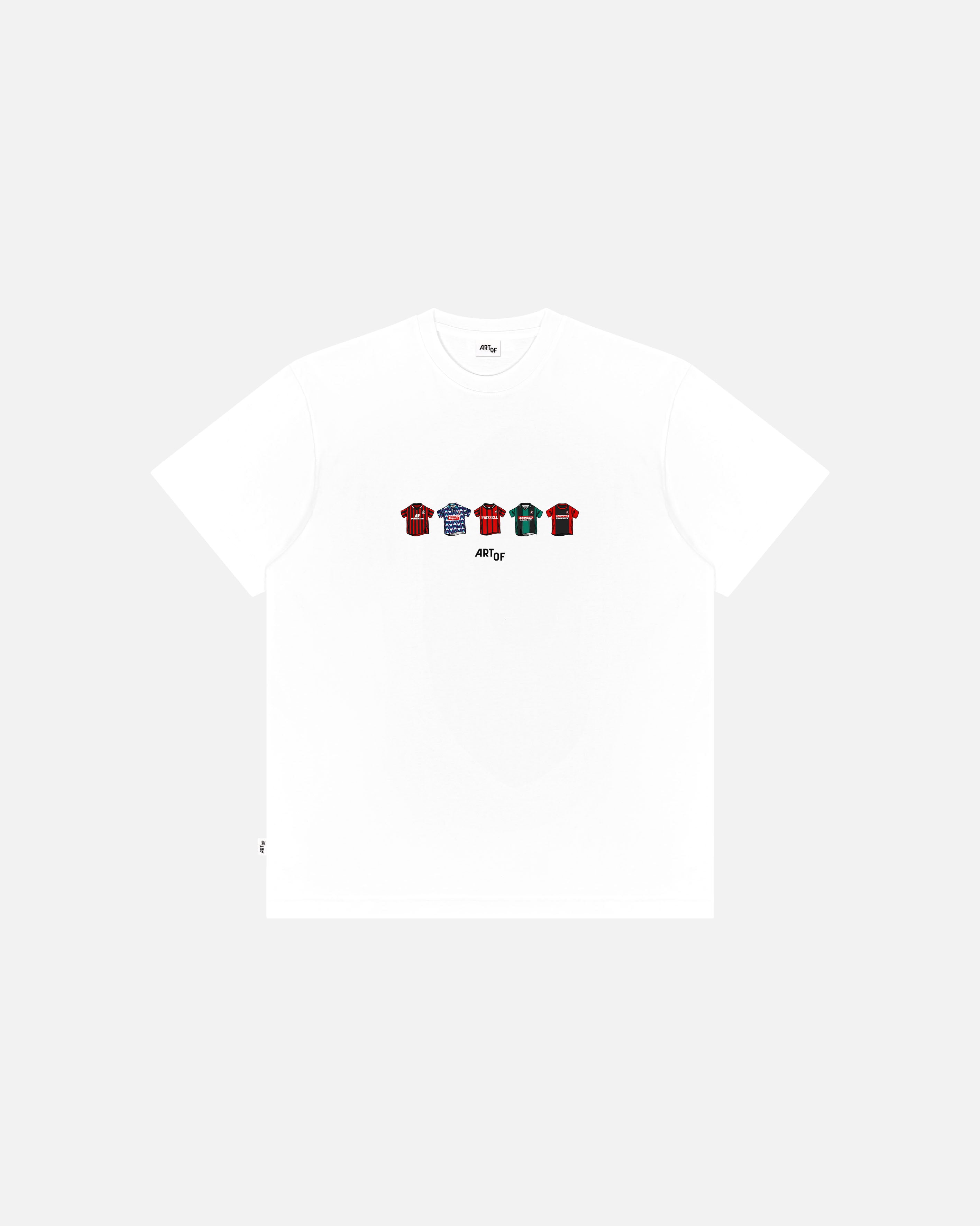 ART OF x Bournemouth Printed Classics Tee | White Football T-shirt