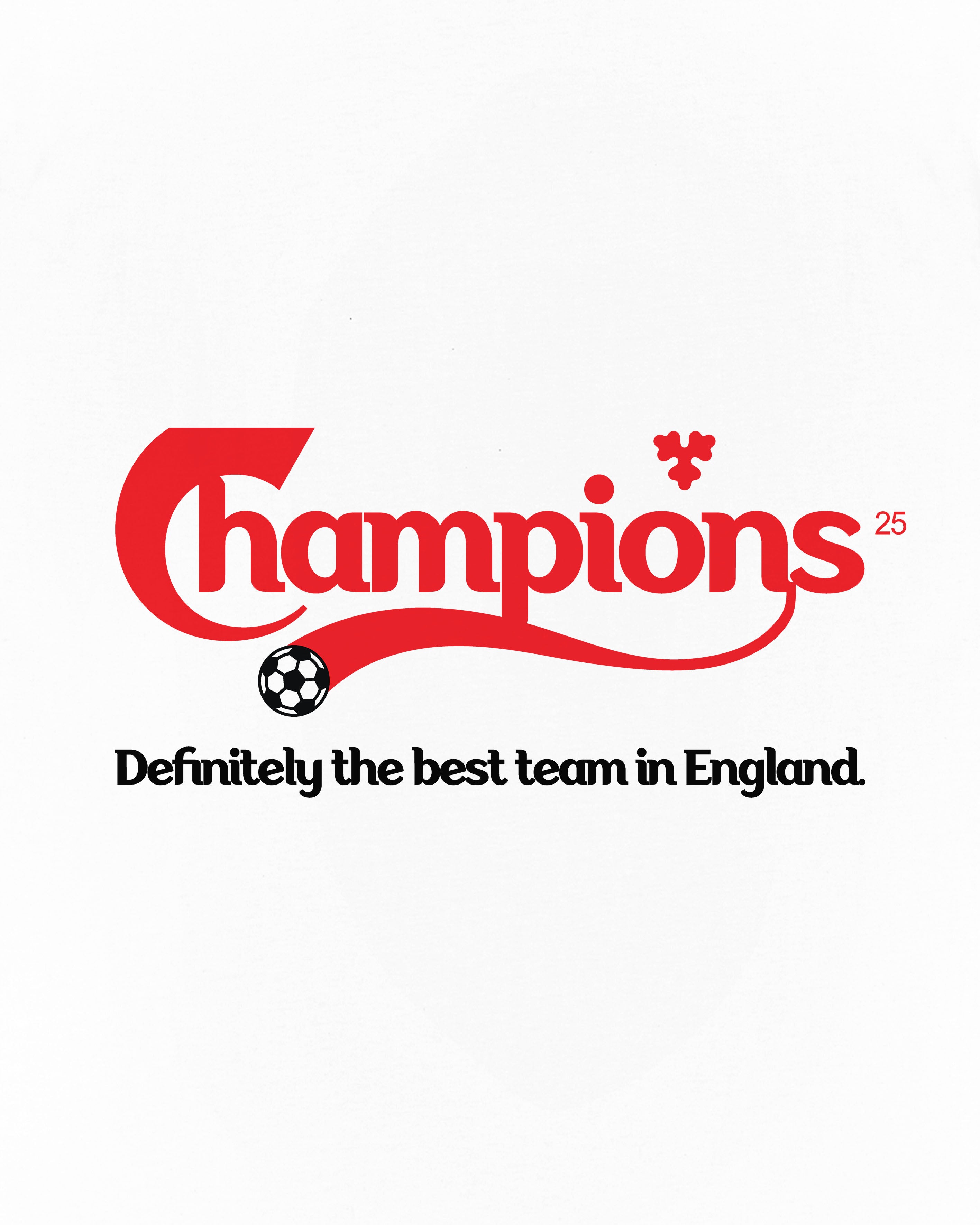 ART OF Football LFC Best Team In England Tee | AOF White T-shirt