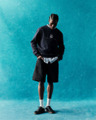 AOF x Everton Goodison Crest Sweat | Navy | Art of Football