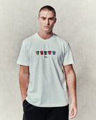 ART OF United Printed Classics Tee | White Graphic Football T-shirt
