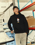 ART OF Football x Leeds Pickles Hoodie | AOF Black Embroidered Sweat