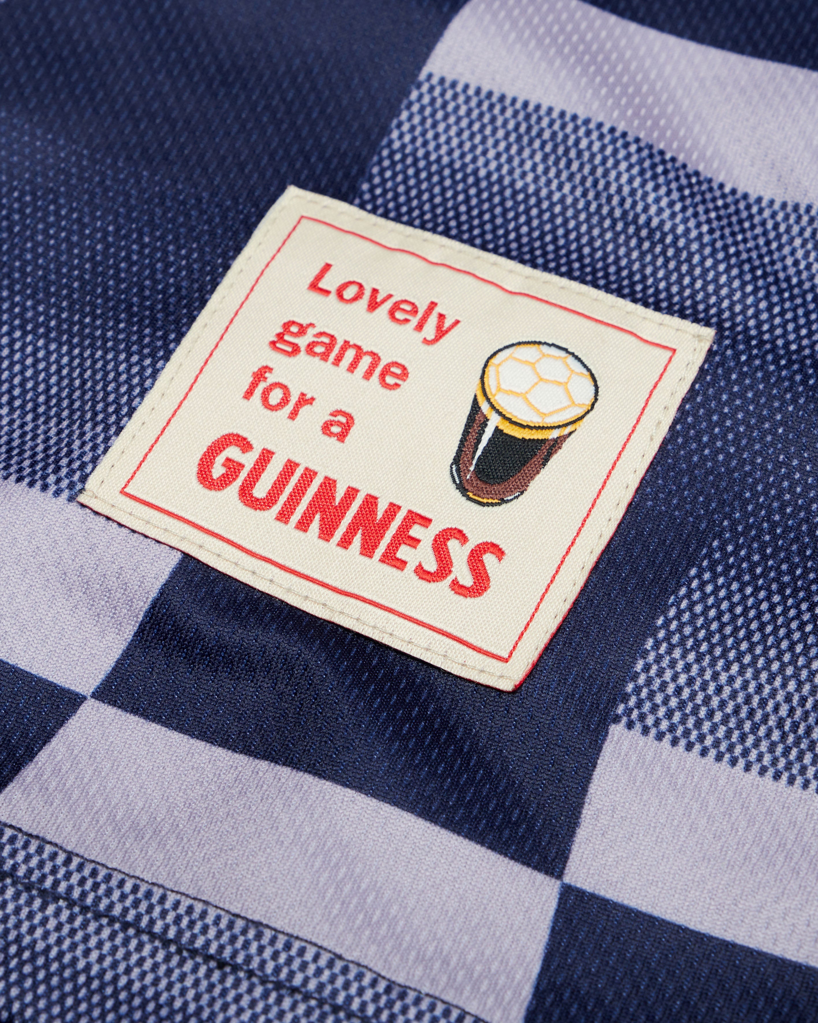 AOF X Guinness Tops | Guinness Shirt - Navy | Art of Football T-Shirts