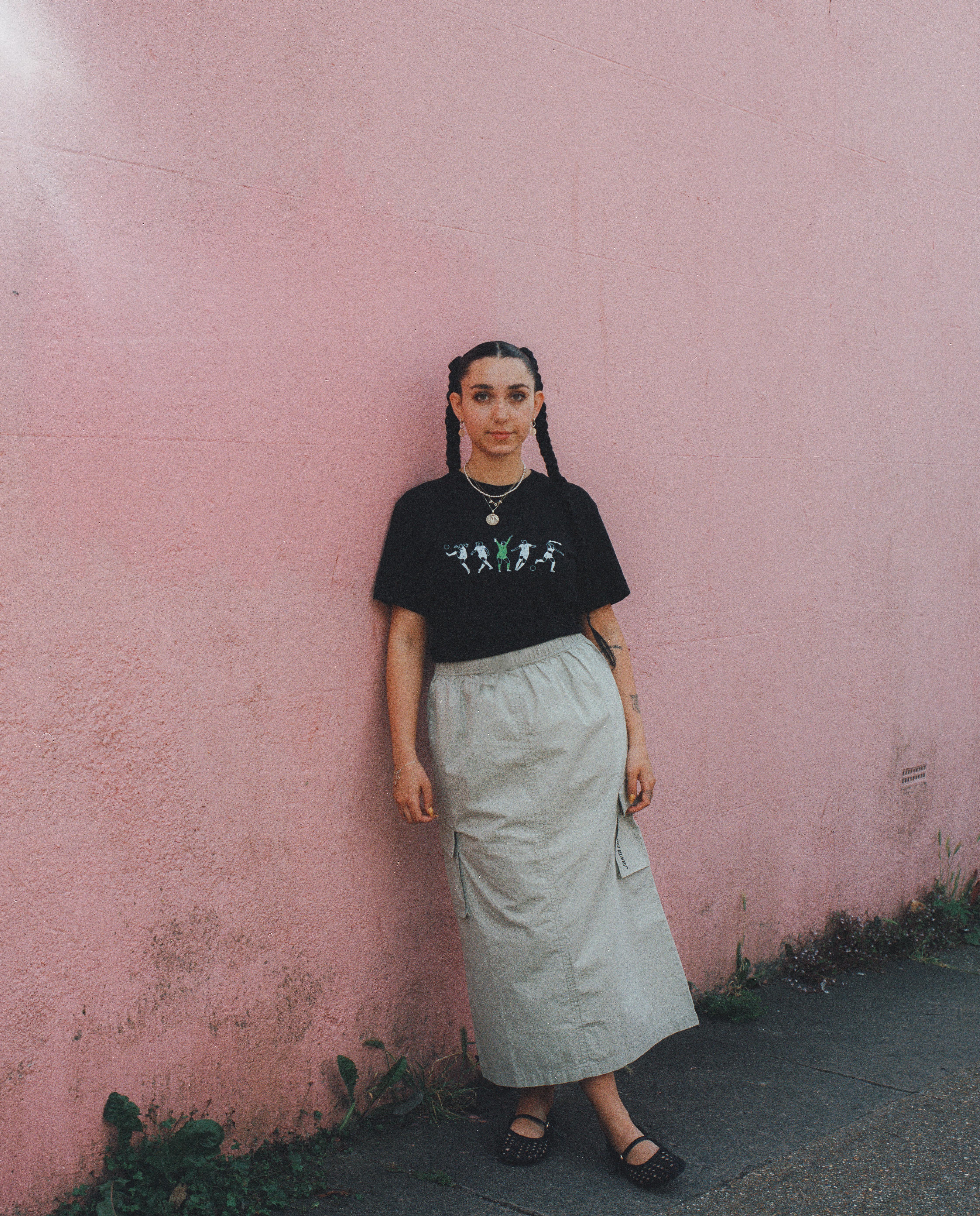 AOF x Lioness Icons T-Shirt | Black Graphic Tee | Art of Football