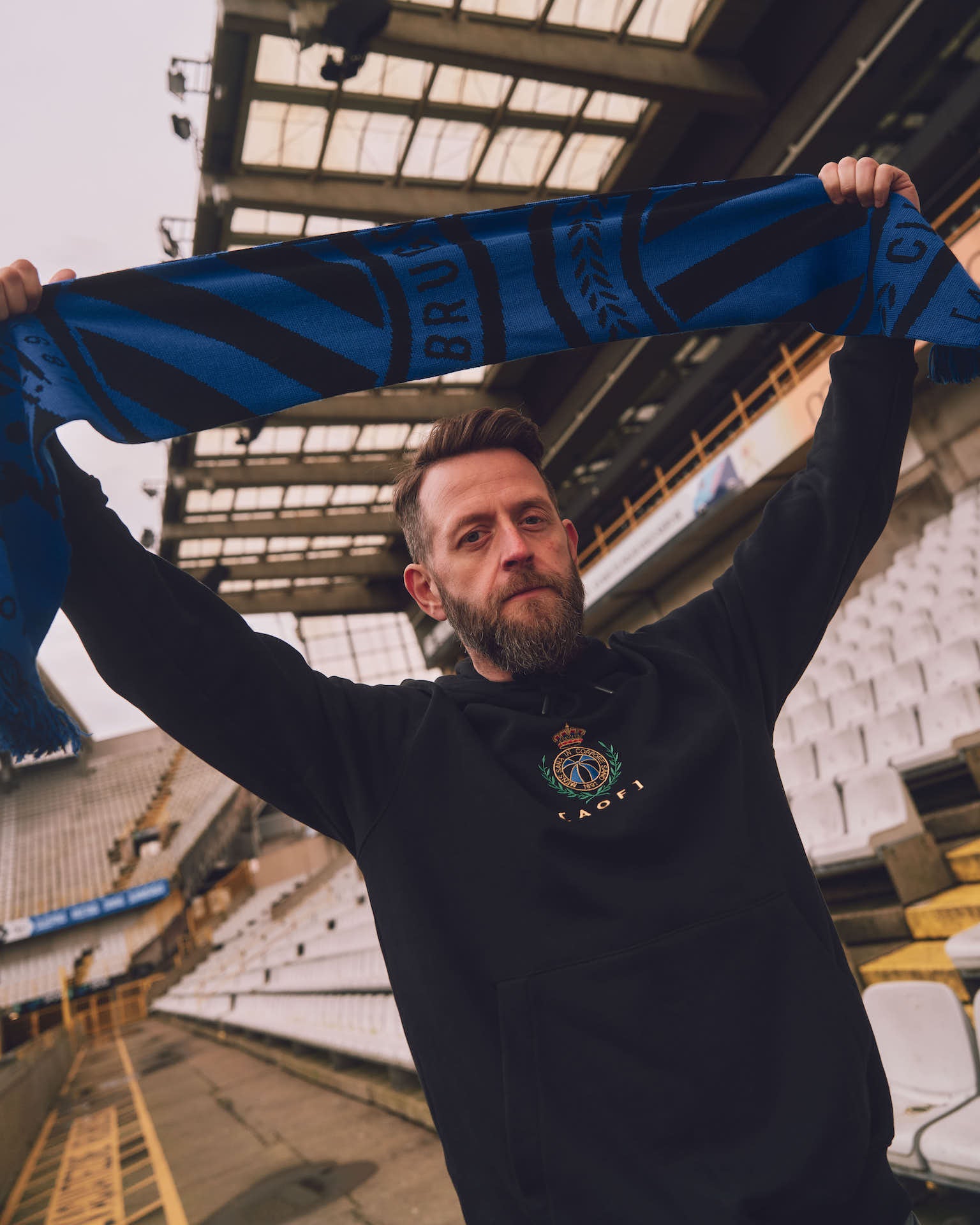 AOF x Club Brugge Scarf | Accessories | Art of Football