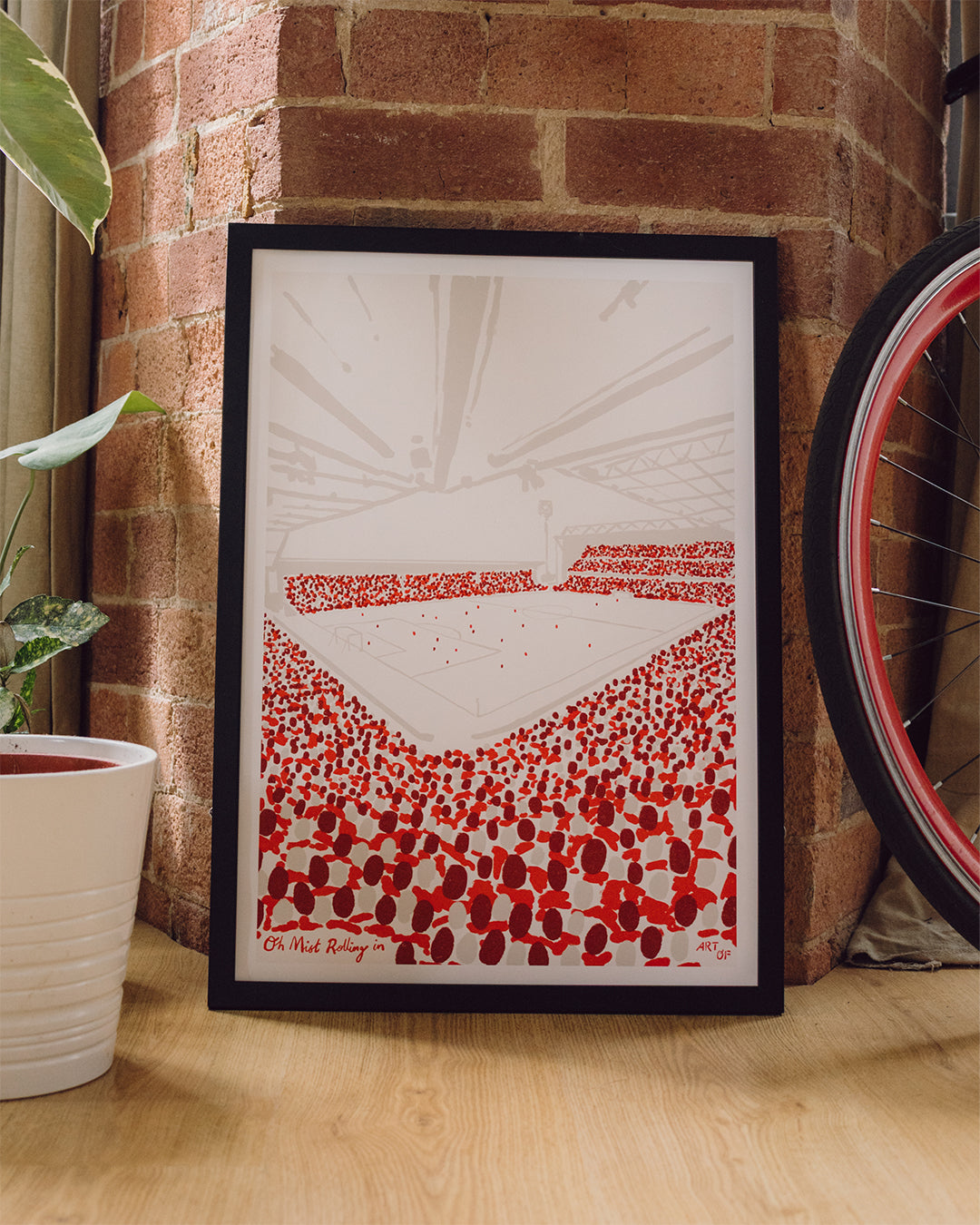 ART OF x Nottingham Forest 12th Man Framed Football Print | NFFC Art