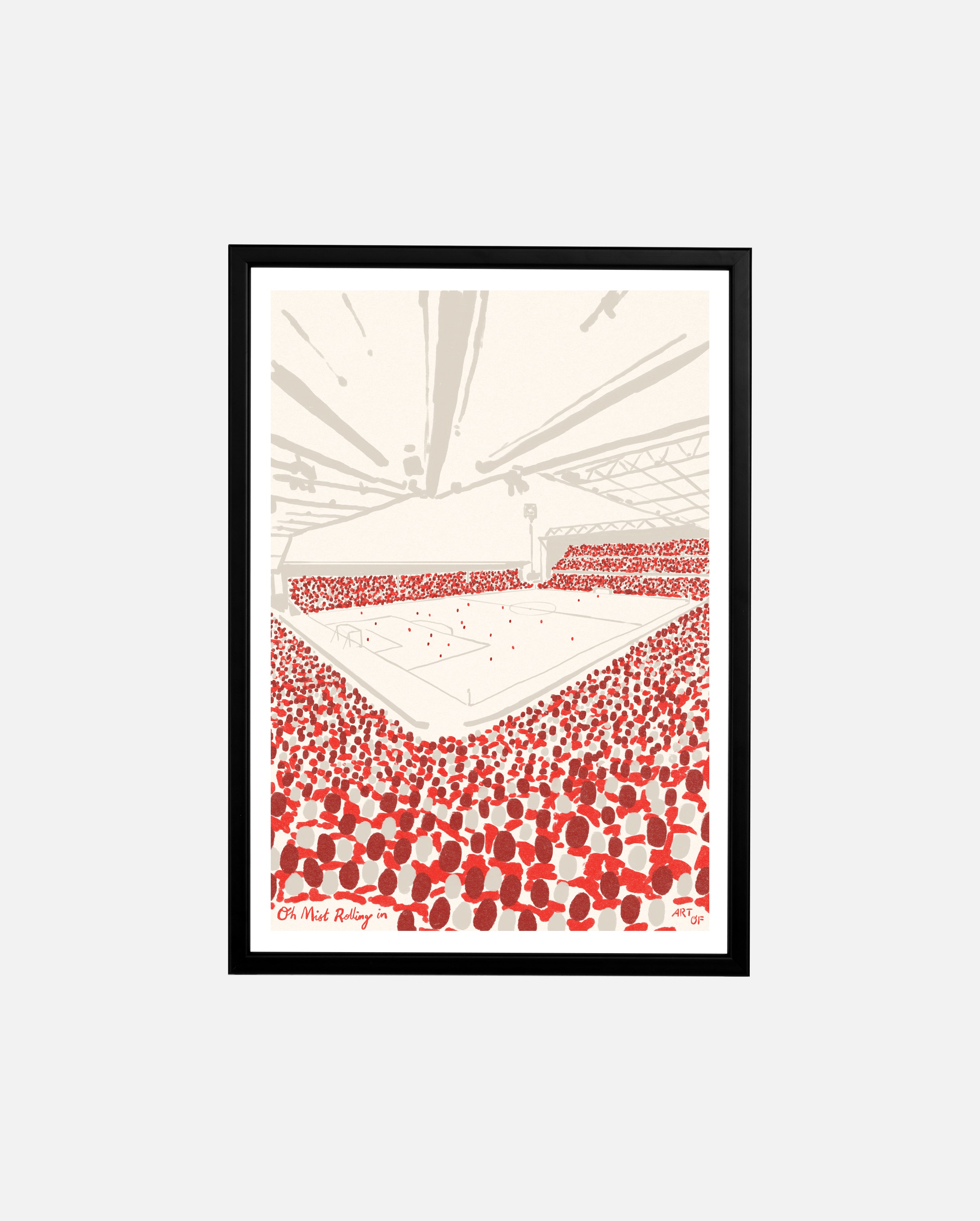 ART OF x Forest Twelfth Man Framed Print | Football Wall Art