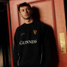 AOF X Guinness Panelled Sweater | Black Sweat | Art of Football