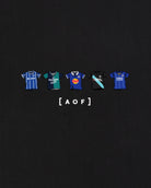 AOF Leicester Printed Classics Tee | Black T-shirt | Art of Football