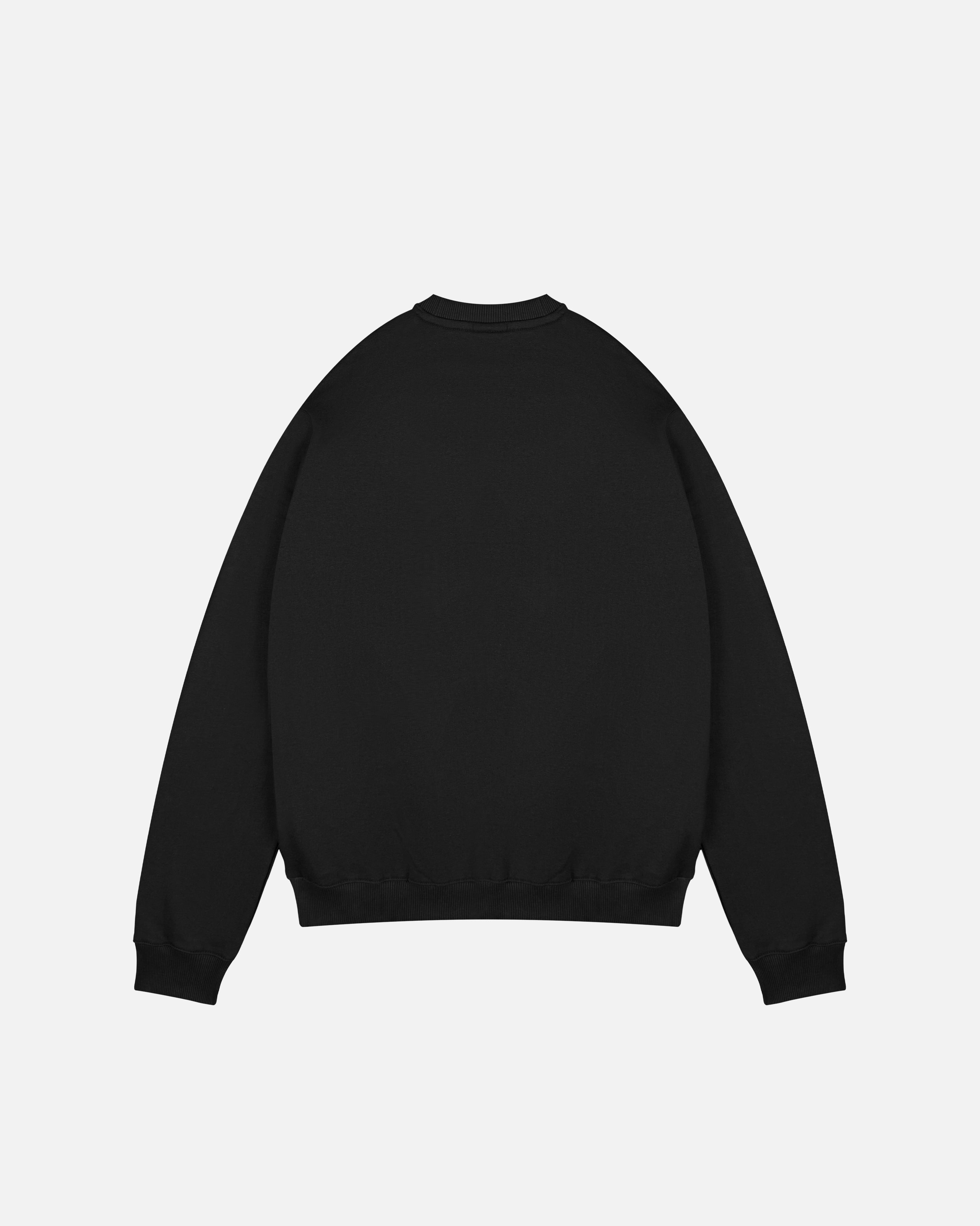 AOF Toon Embroidered Classics | Black Sweat | Art of Football