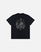 ART OF x Fulham Cottage Pavilion Printed Tee | Black Football T-shirt