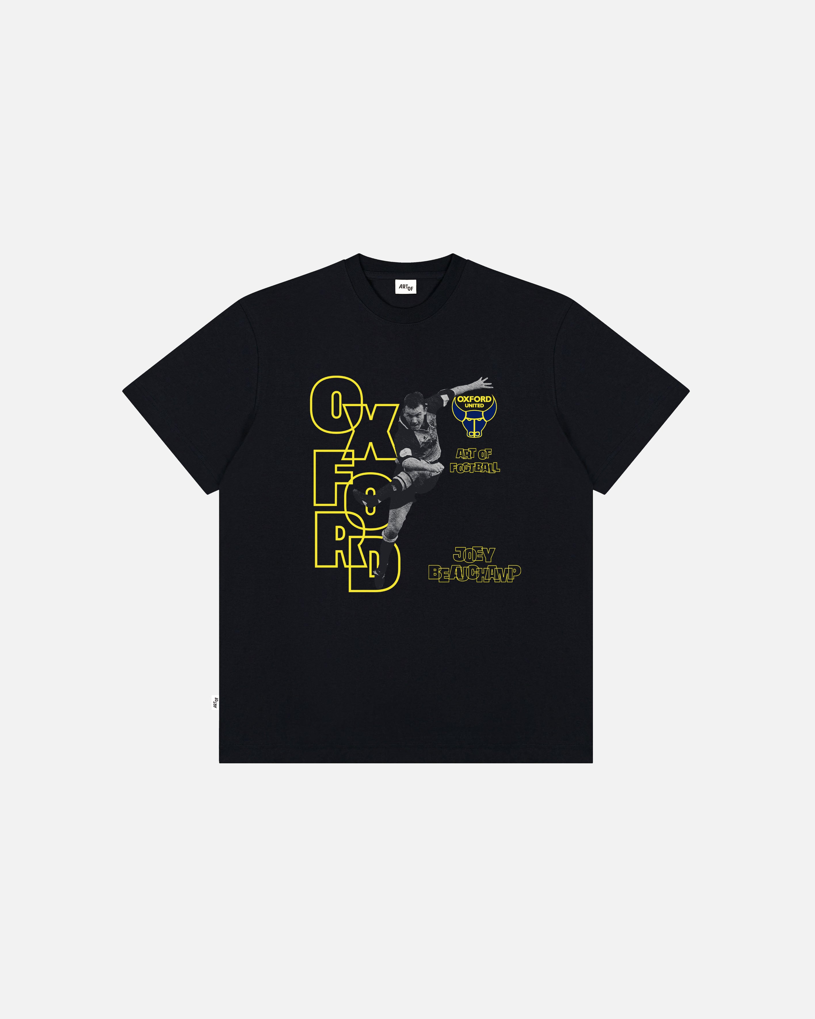 ART OF Football x Oxford Beauchamp Tee | AOF Black Graphic T-shirt