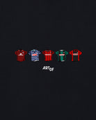 ART OF x Bournemouth Printed Classics Tee | Black Football T-shirt