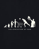 AOF Evolution of Dan Tee | Black Graphic T-shirt | Art of Football
