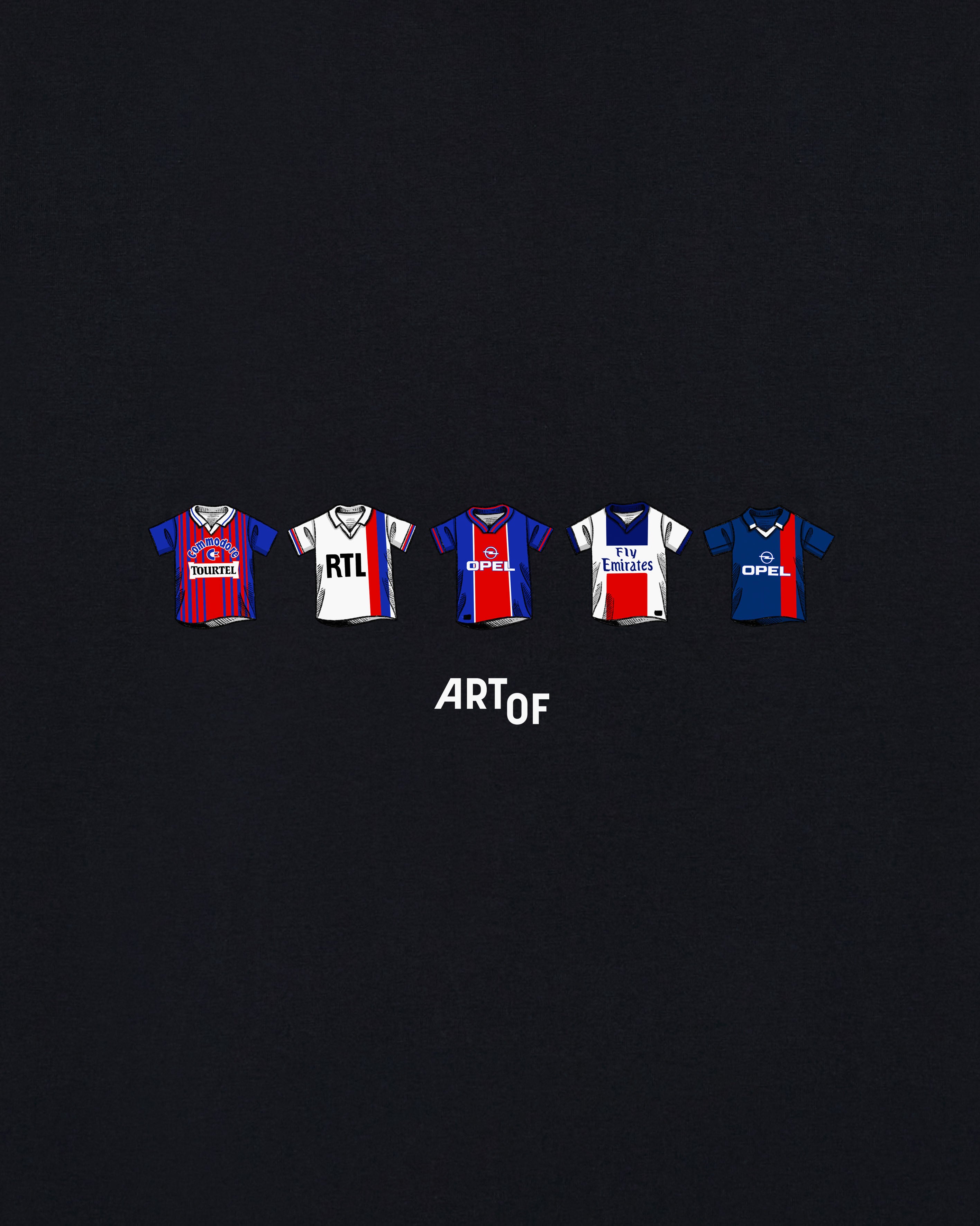 ART OF PSG Classics Tee | Black Graphic Football T-shirt