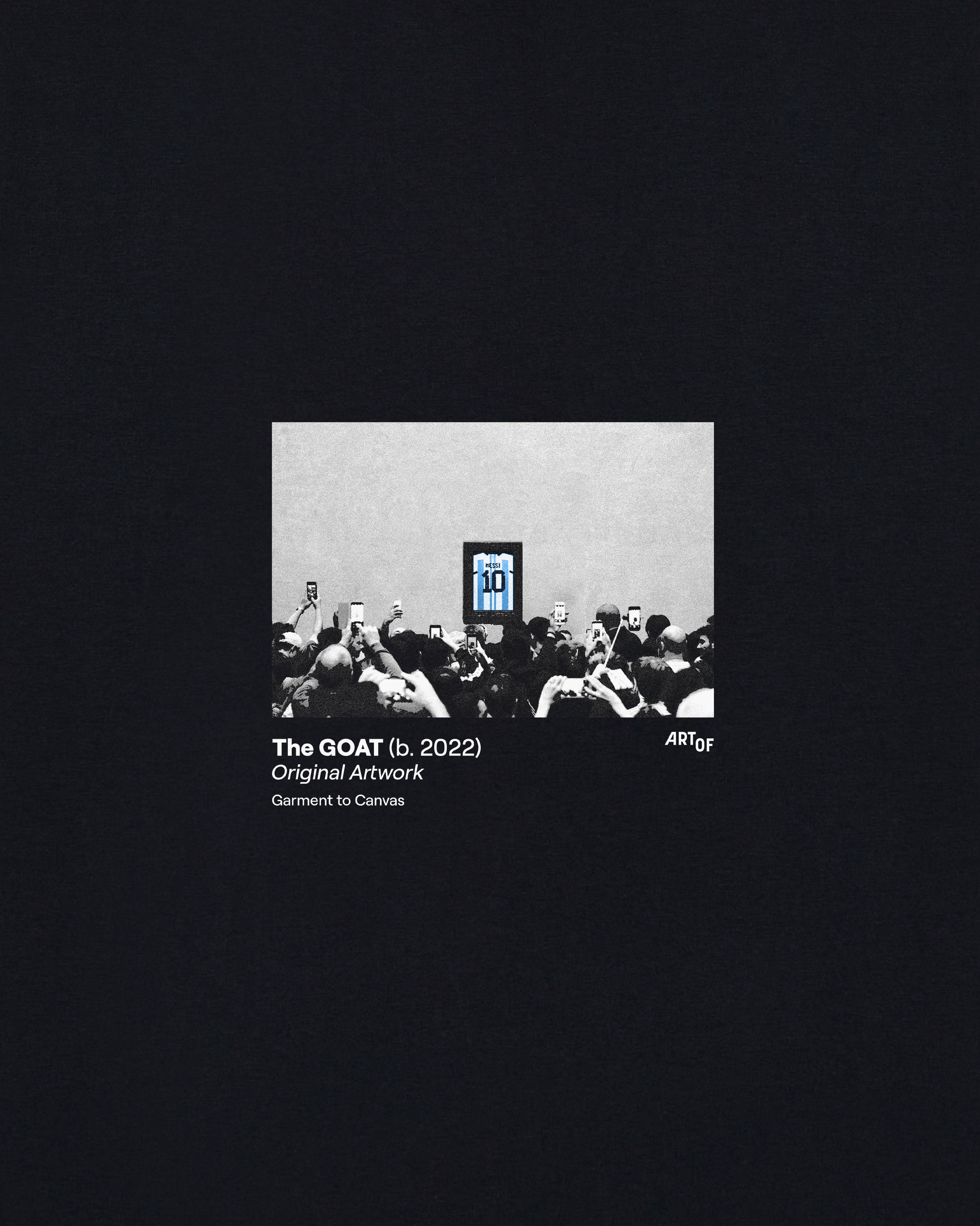 ART OF All Eyes On Me Tee | Black Graphic Football T-shirt