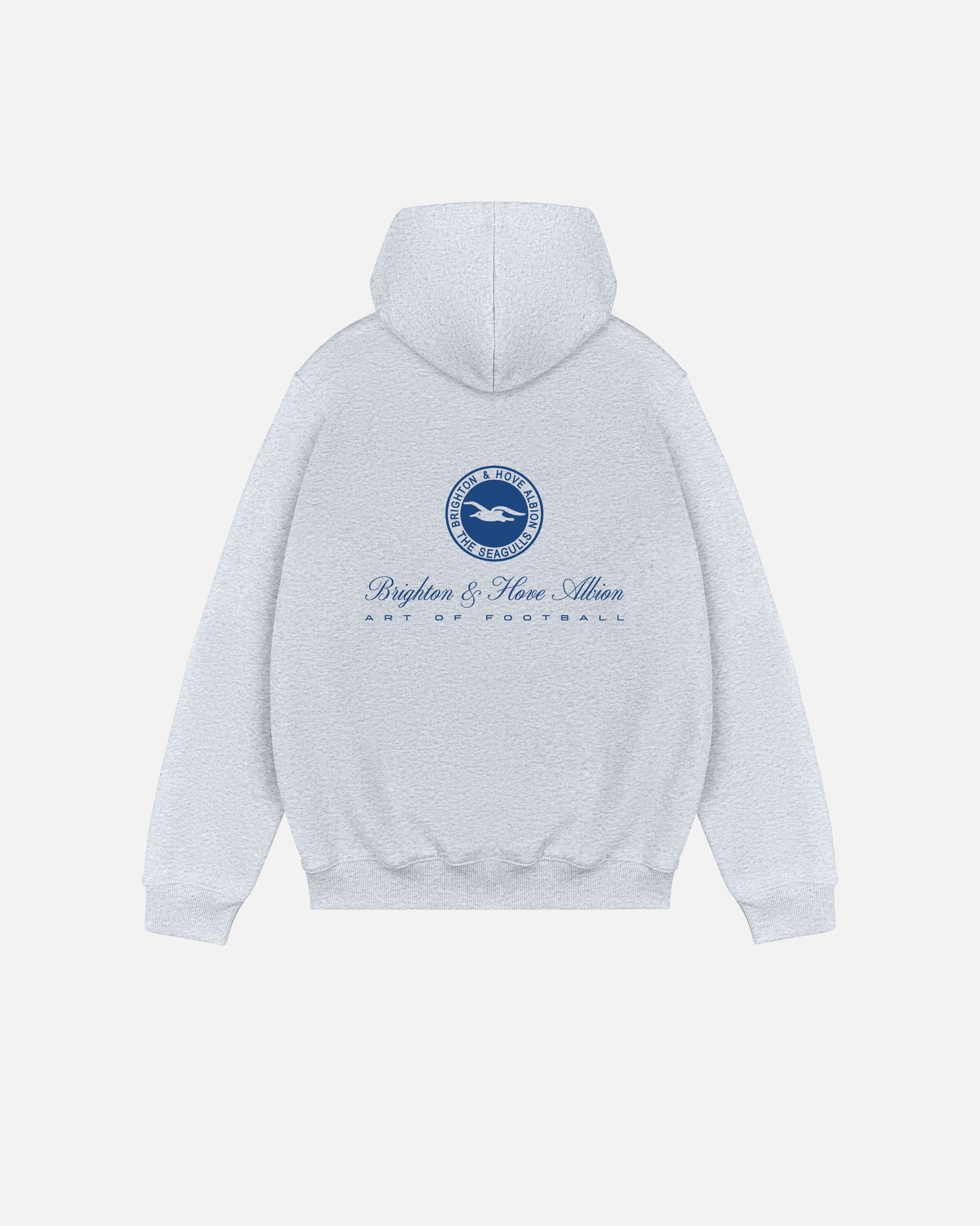 ART OF x Brighton Heritage Hoodie | Grey Printed Football Sweat