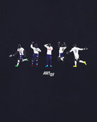 ART OF Football Spurs Printed Icons Tee | AOF THFC Navy T-shirt