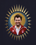 ART OF Football x Forest Brian Clough Icon Tee | AOF NFFC Navy T-shirt