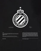 AOF x Club Brugge Exhibition Tee | Black T-shirt | Art of Football
