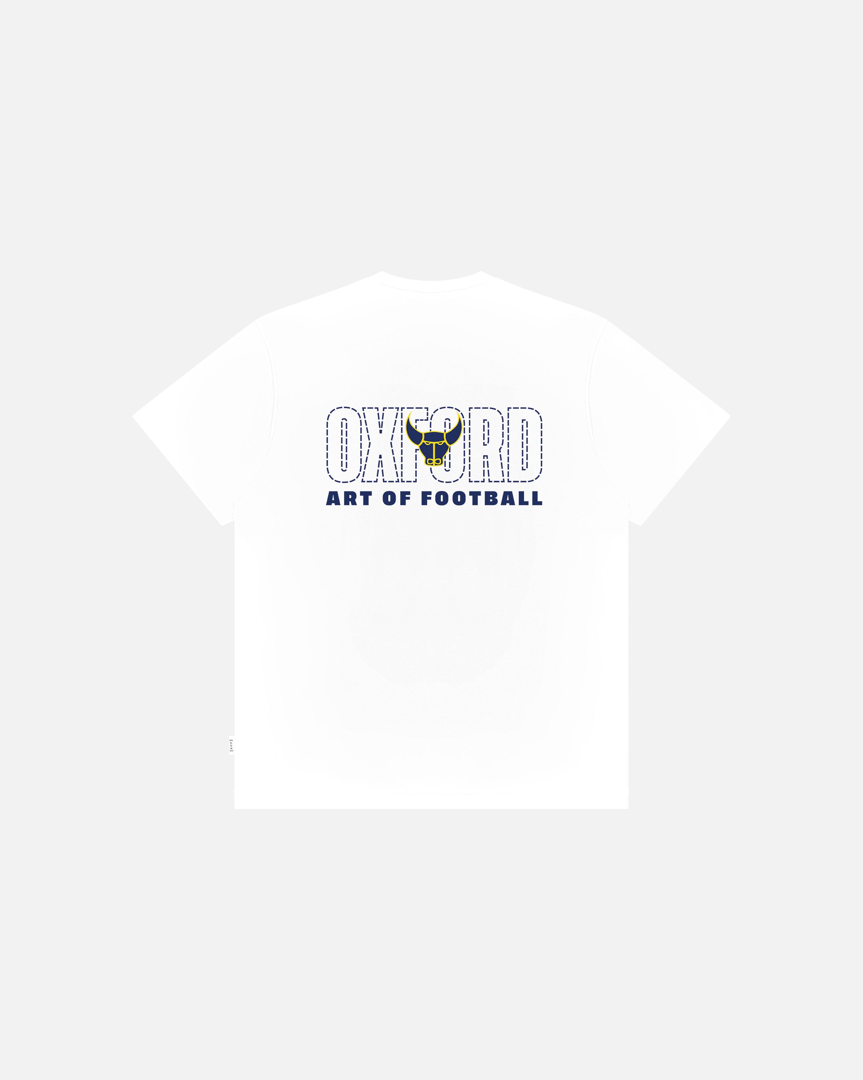 AOF Oxford 90s Tee | White Graphic T-shirt | Art of Football