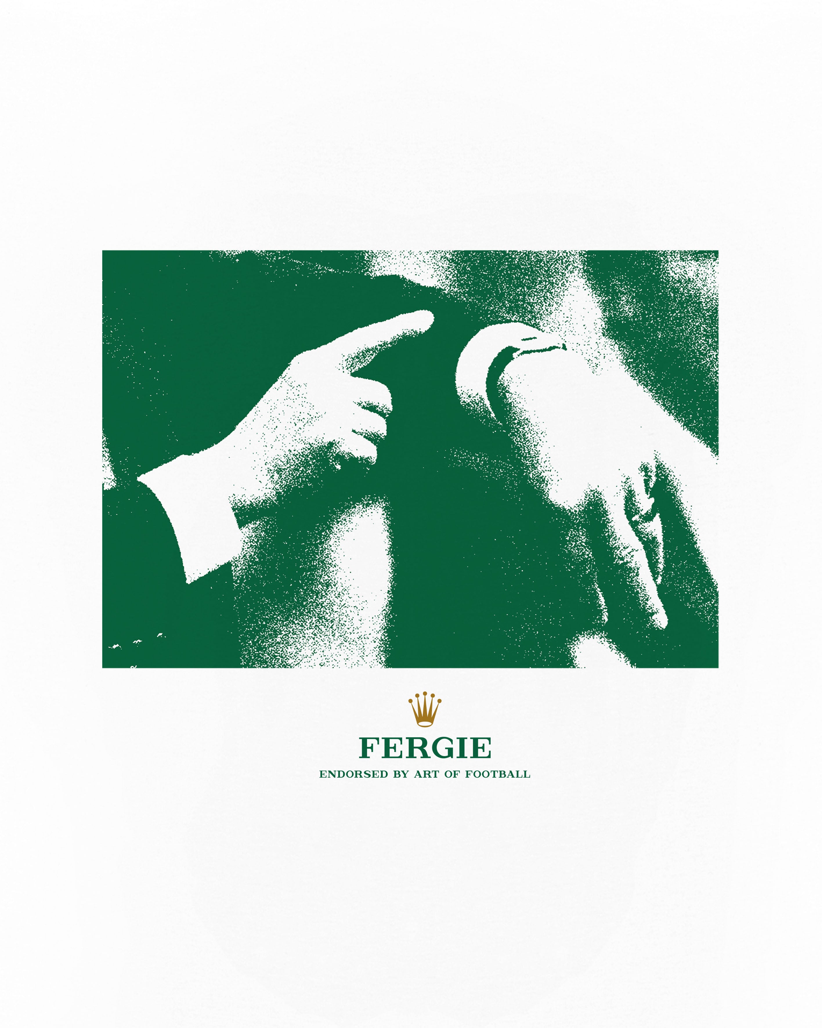 AOF Fergie Time Tee | White Graphic T-shirt | Art of Football