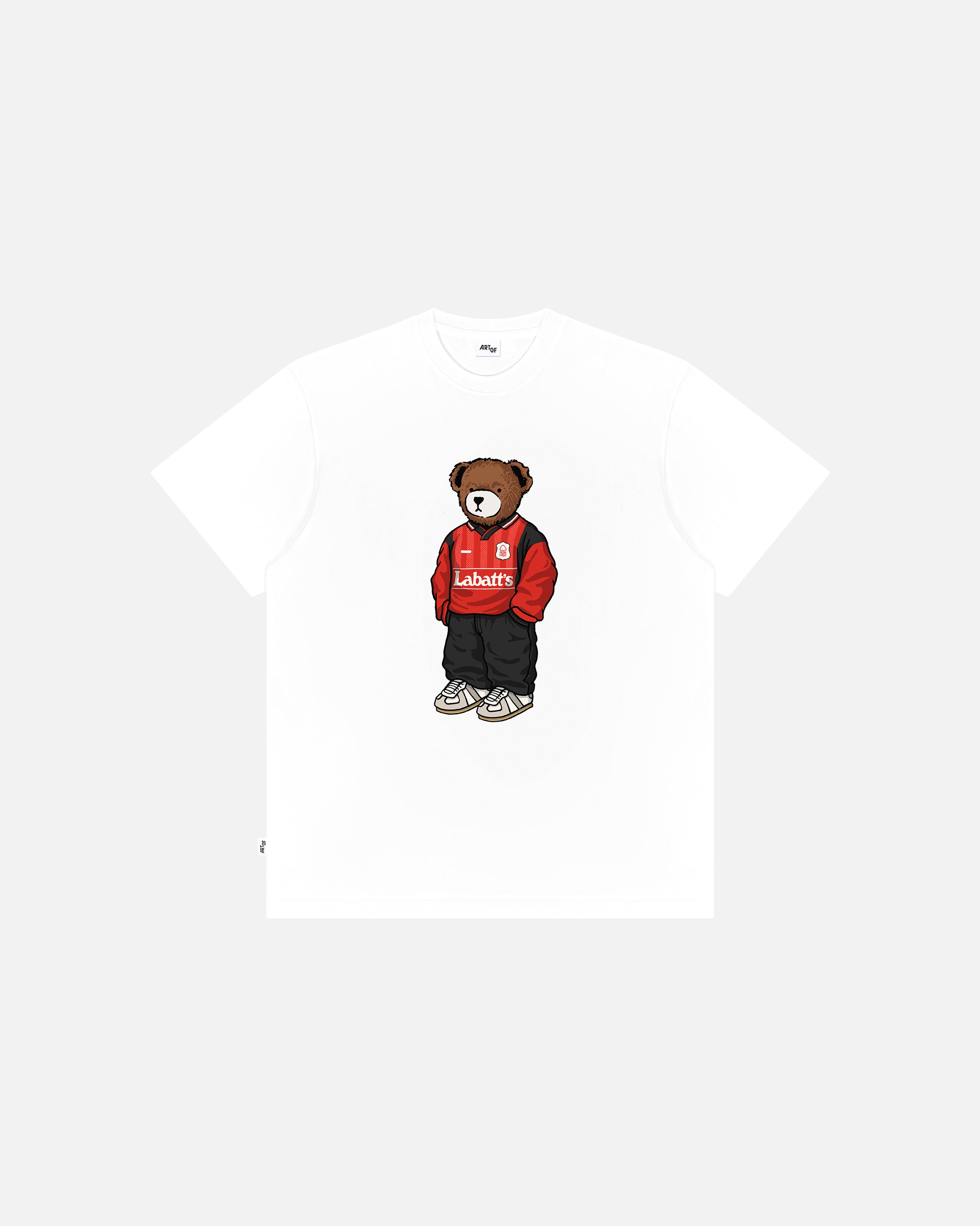 ART OF x Forest Home Pickles Tee | White Graphic Football T-shirt