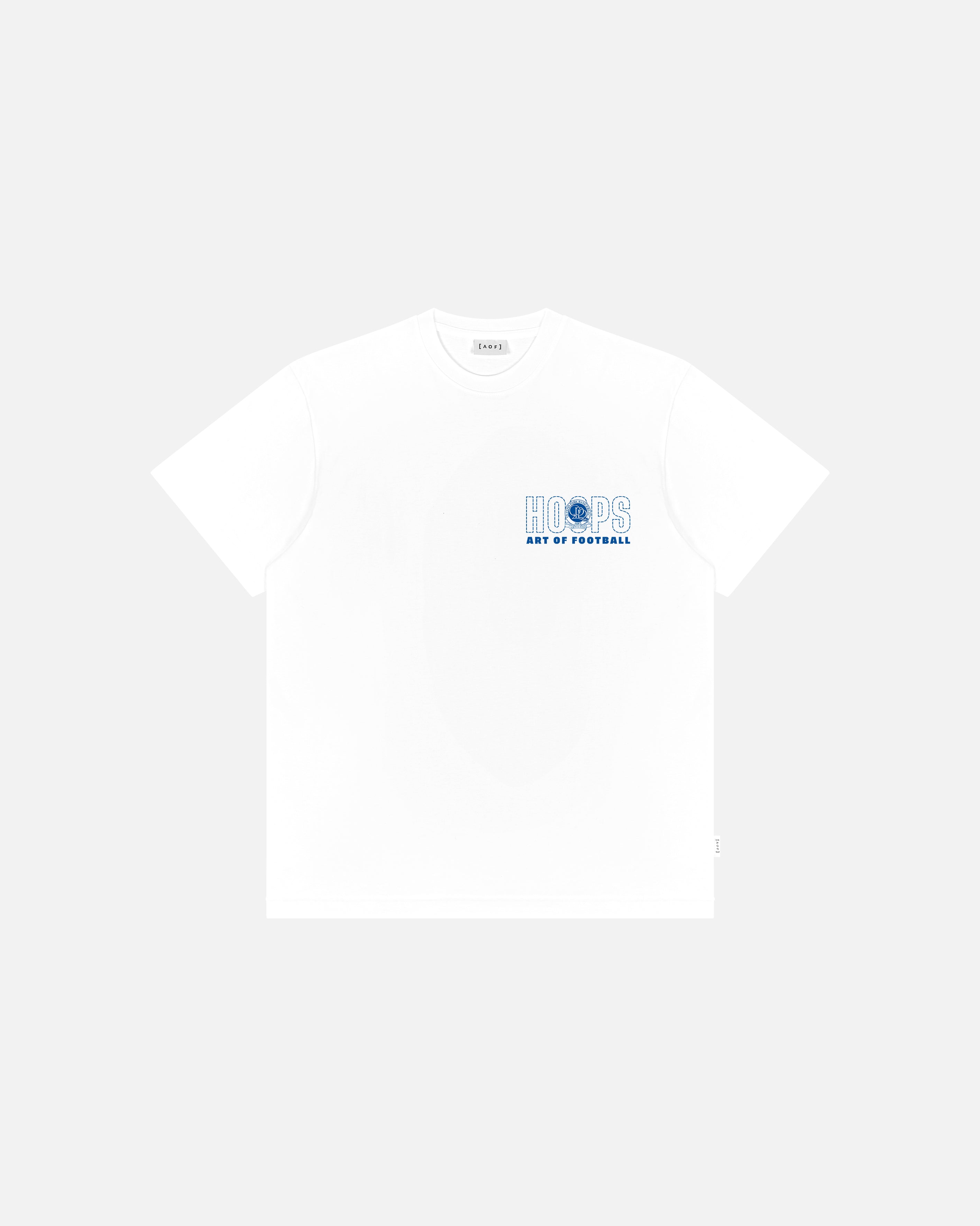 AOF QPR 90s Tee | White Graphic T-shirt | Art of Football